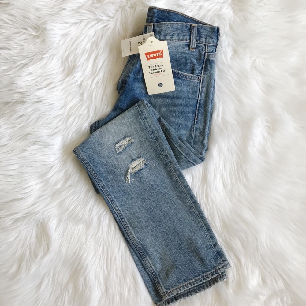 NWT Womens Levi’s 505c cropped jeans - Picture 5 of 8